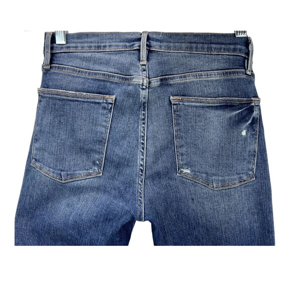 FRAME Le High Skinny Stretch Jeans Sz 27 Mid Rise in Stanmore Blue - Picture 5 of 10